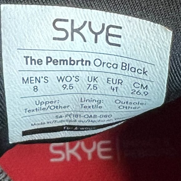 Skye Footwear Women's Black Paracord Side Zip Ankle Boots Booties Size 9.5 - Picture 8 of 9